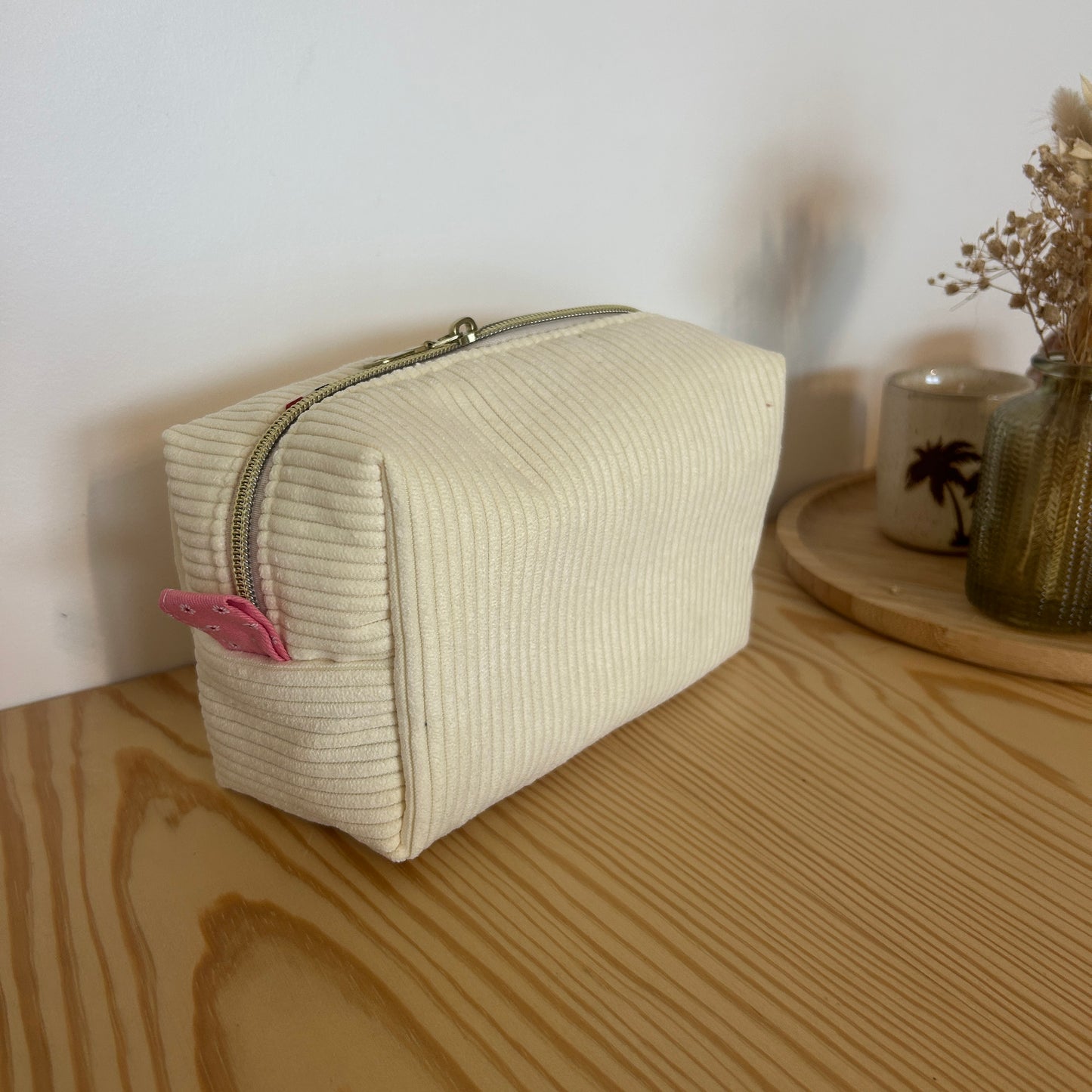 Trousse de toilette QL02 - jaune & rose