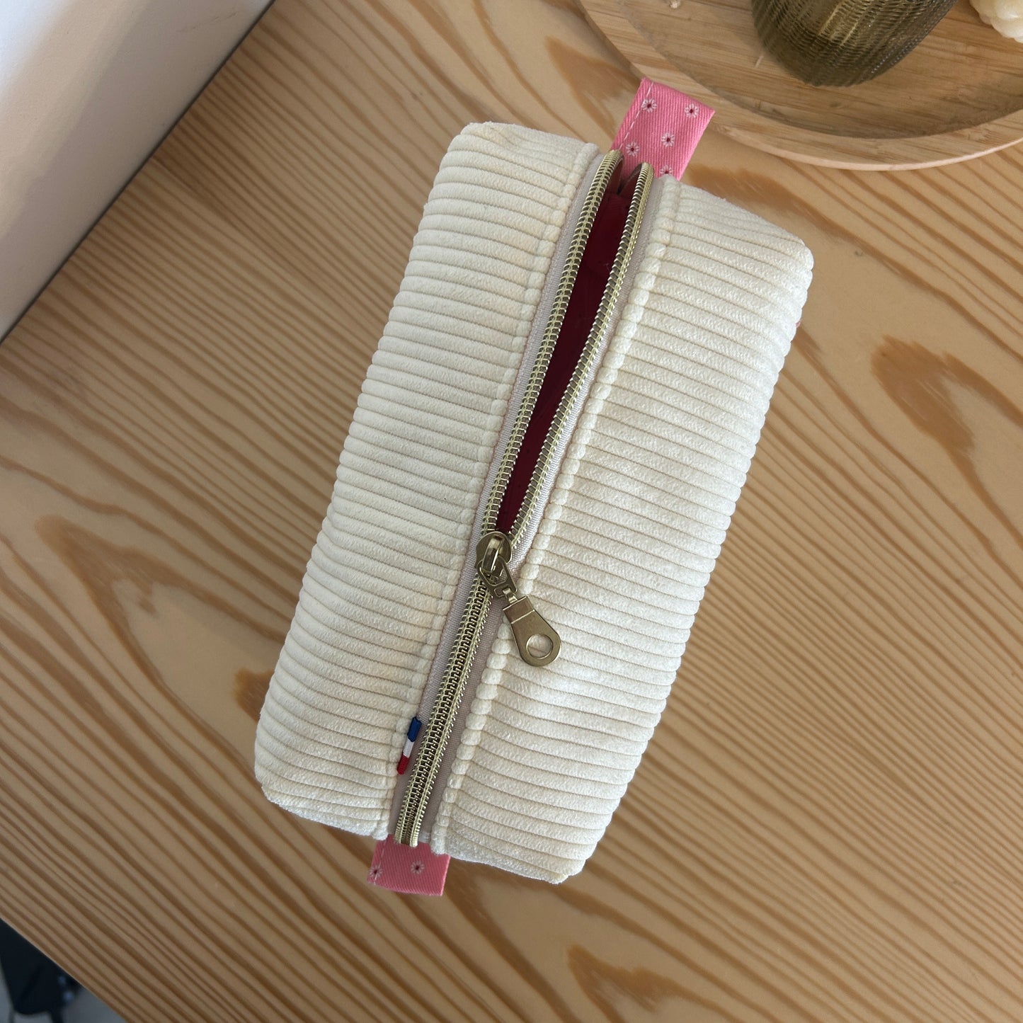 Trousse de toilette QL02 - jaune & rose