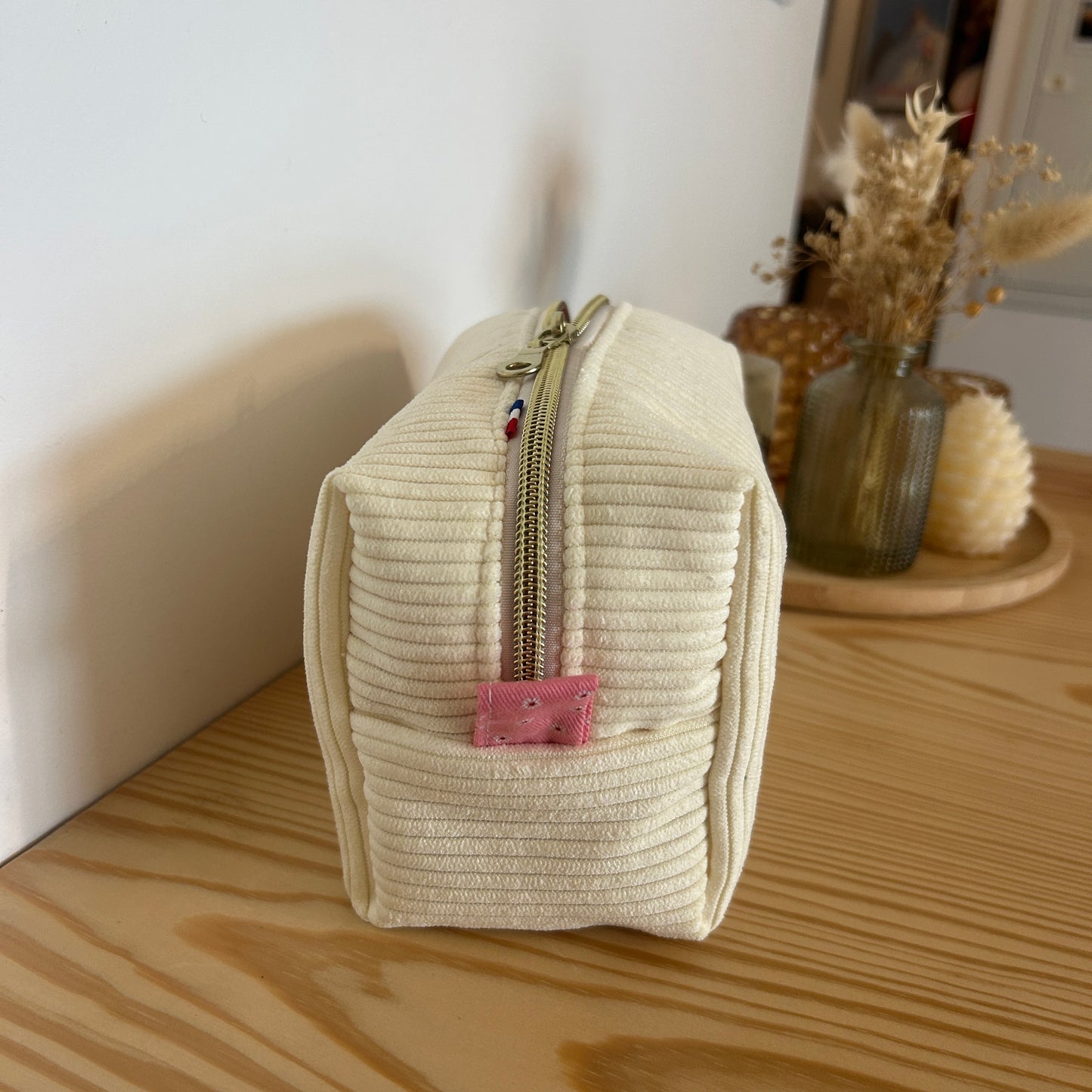 Trousse de toilette QL02 - jaune & rose